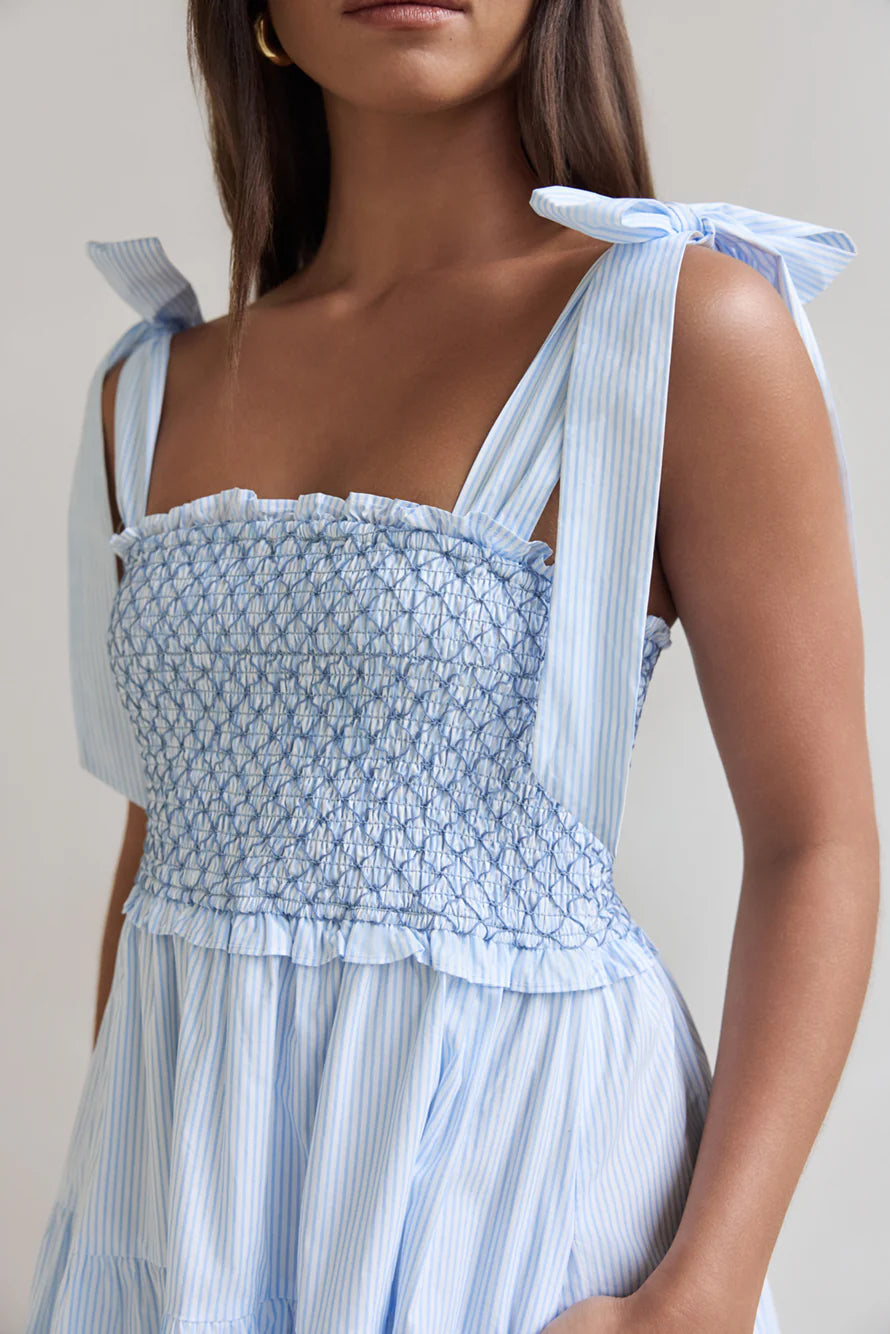 So Far So Long Maxi Dress Blue