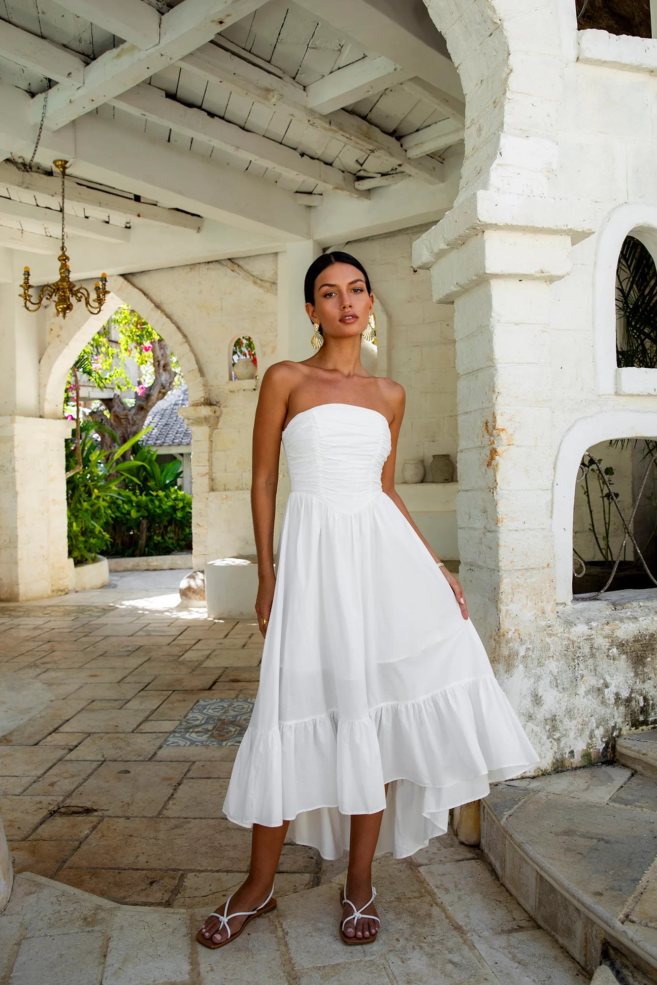 Love In The Summer Maxi Dress White