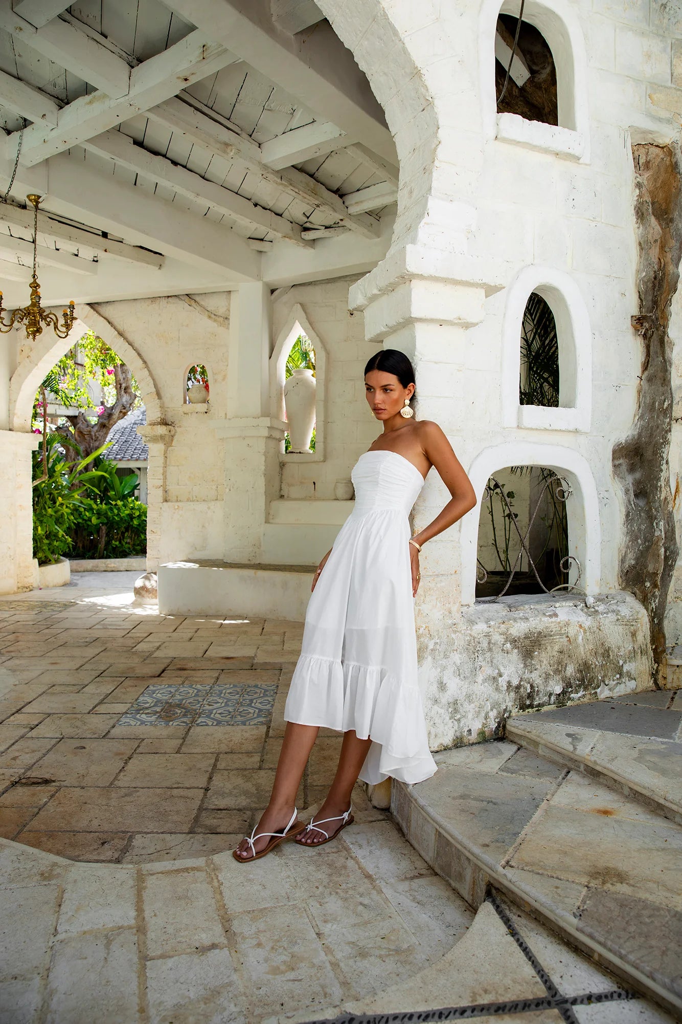 Love In The Summer Maxi Dress White